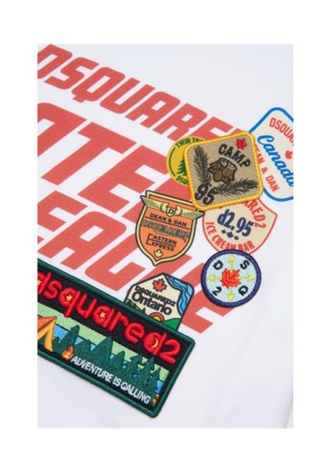 T-shirt con applicazione DSQUARED2 JUNIOR | DQ3165 D0ACDDQ100